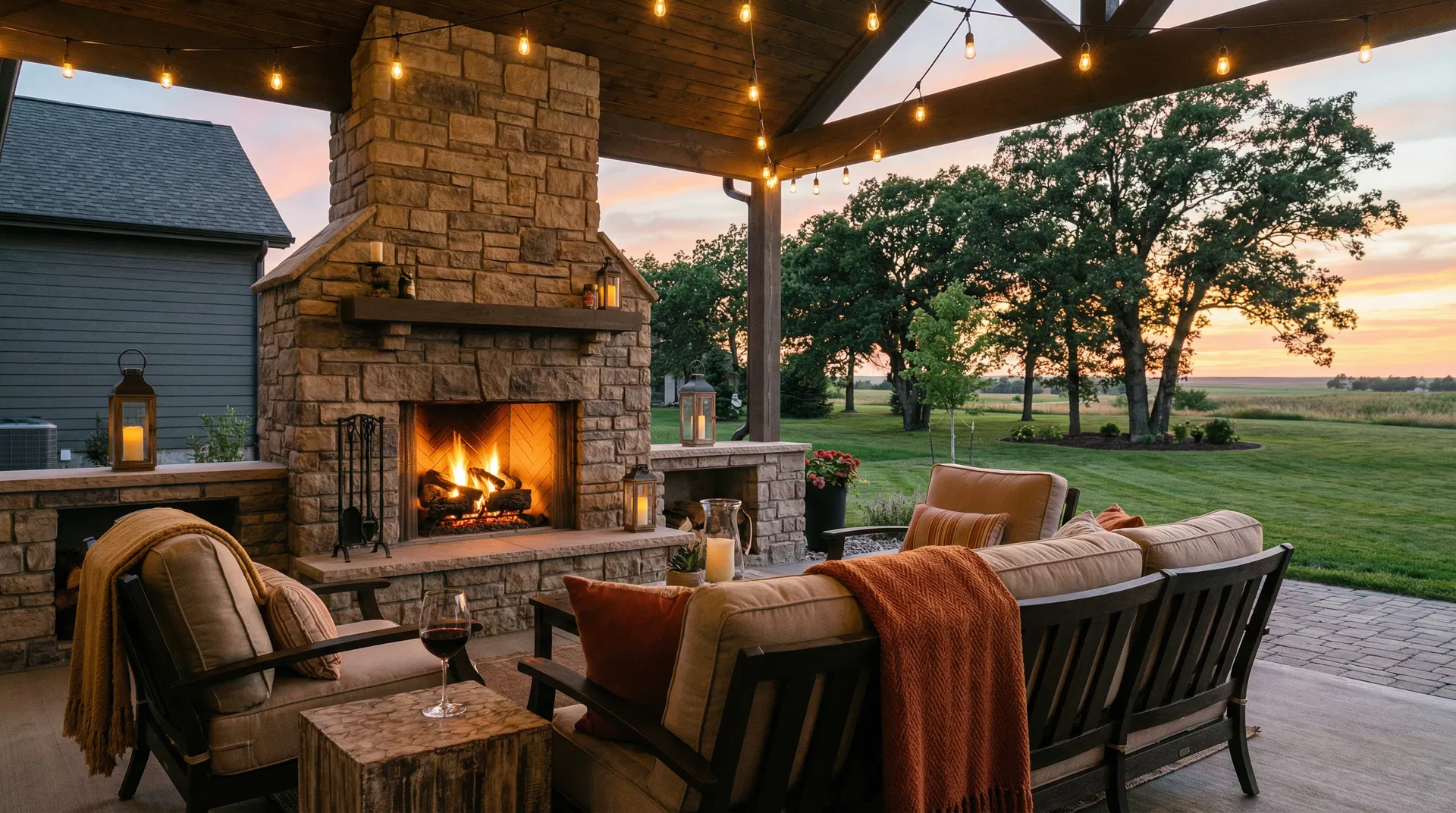 Luxury outdoor living in the Midwest